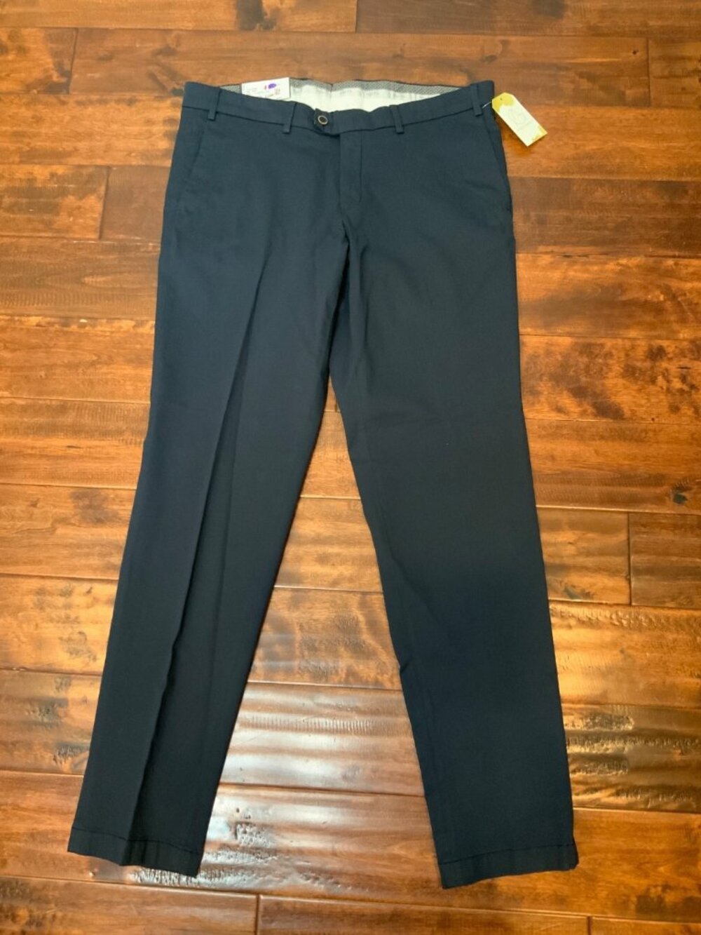 Hiltl Navy Blue Chino Tilo Pants, Size 38 | 54, NWT! $295